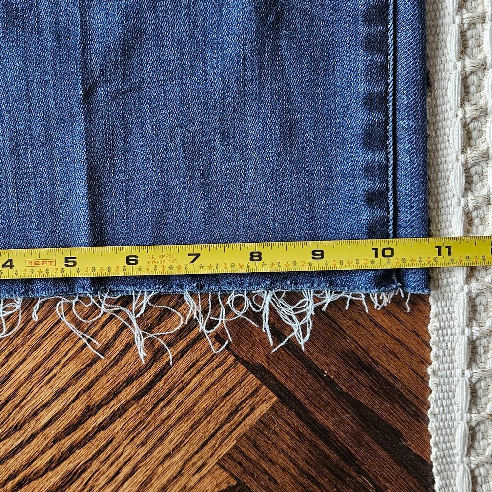 Frame Le Slim Palazzo jeans, fitted hip, high-rise, wide-leg sz 25 NEW w/tags - Picture 11 of 14